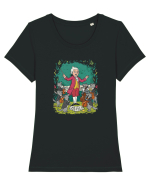 Mozart's Wolf Orchestra Tricou mânecă scurtă guler larg fitted Damă Expresser