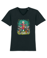 Mozart's Wolf Orchestra Tricou mânecă scurtă guler V Bărbat Presenter