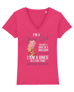 June Girl, Kind Of A Woman Tricou mânecă scurtă guler V Damă Evoker