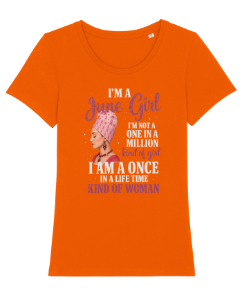 June Girl, Kind Of A Woman Bright Orange