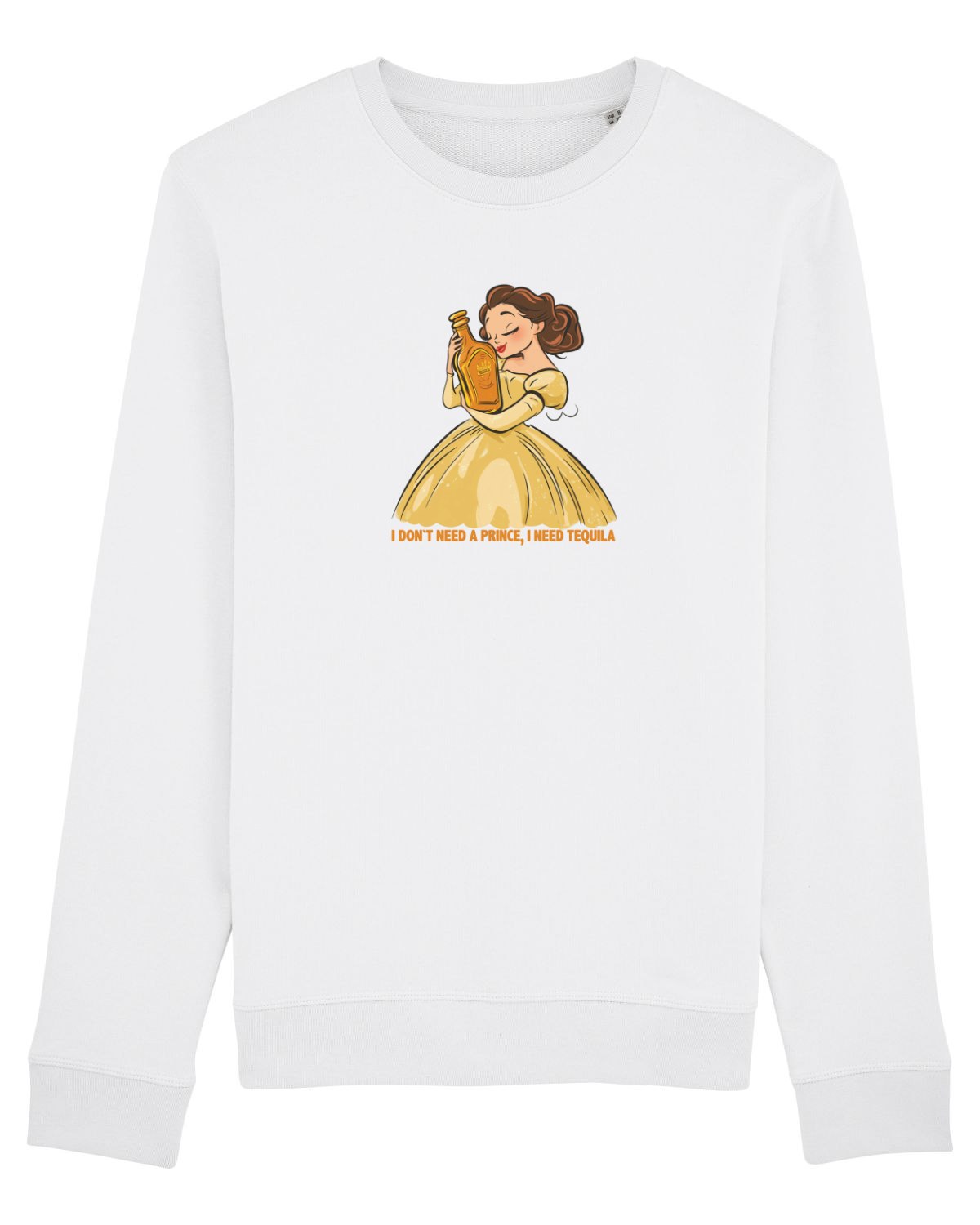 Bluză mânecă lungă Unisex Rise White