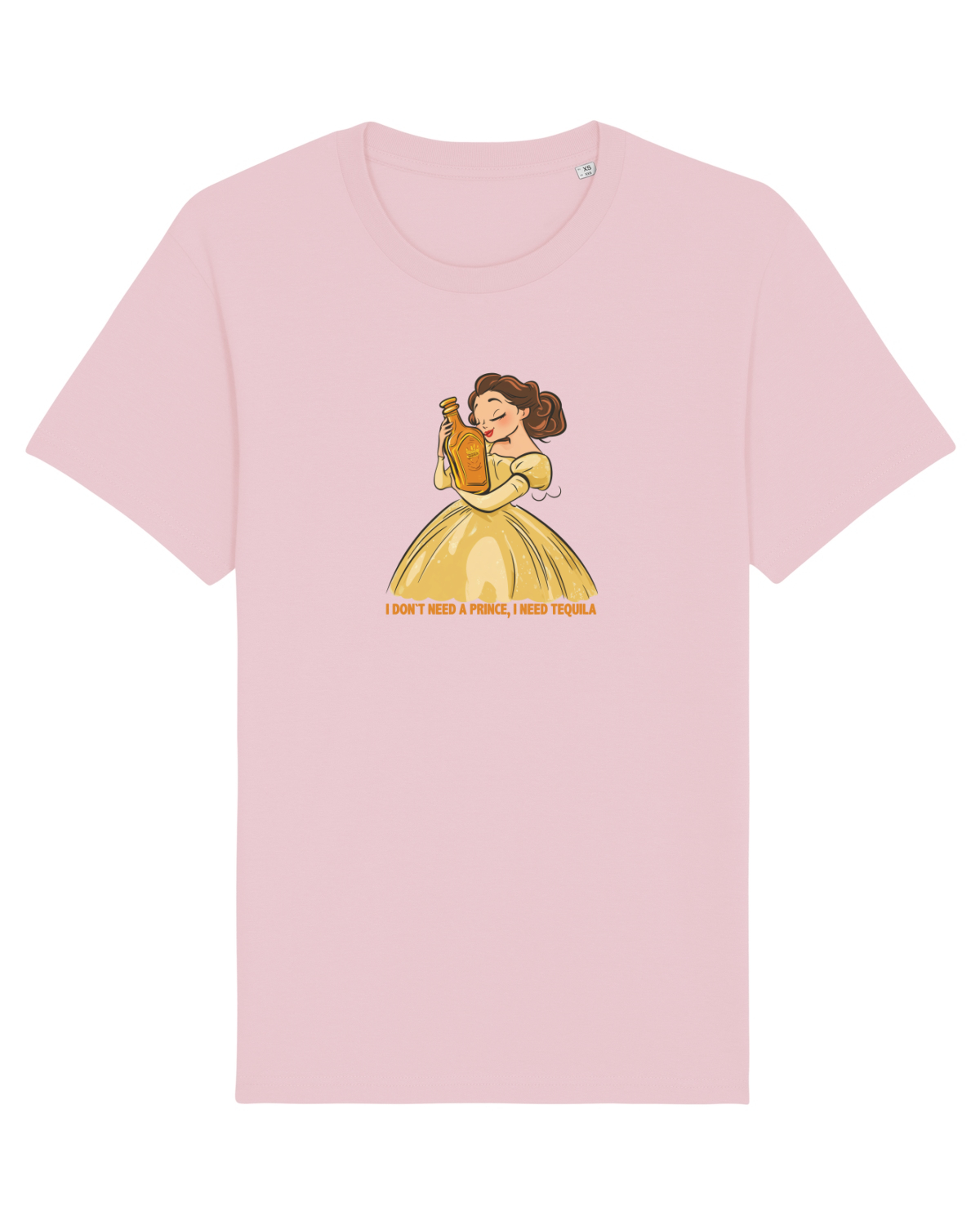 Tricou mânecă scurtă Unisex Rocker Cotton Pink