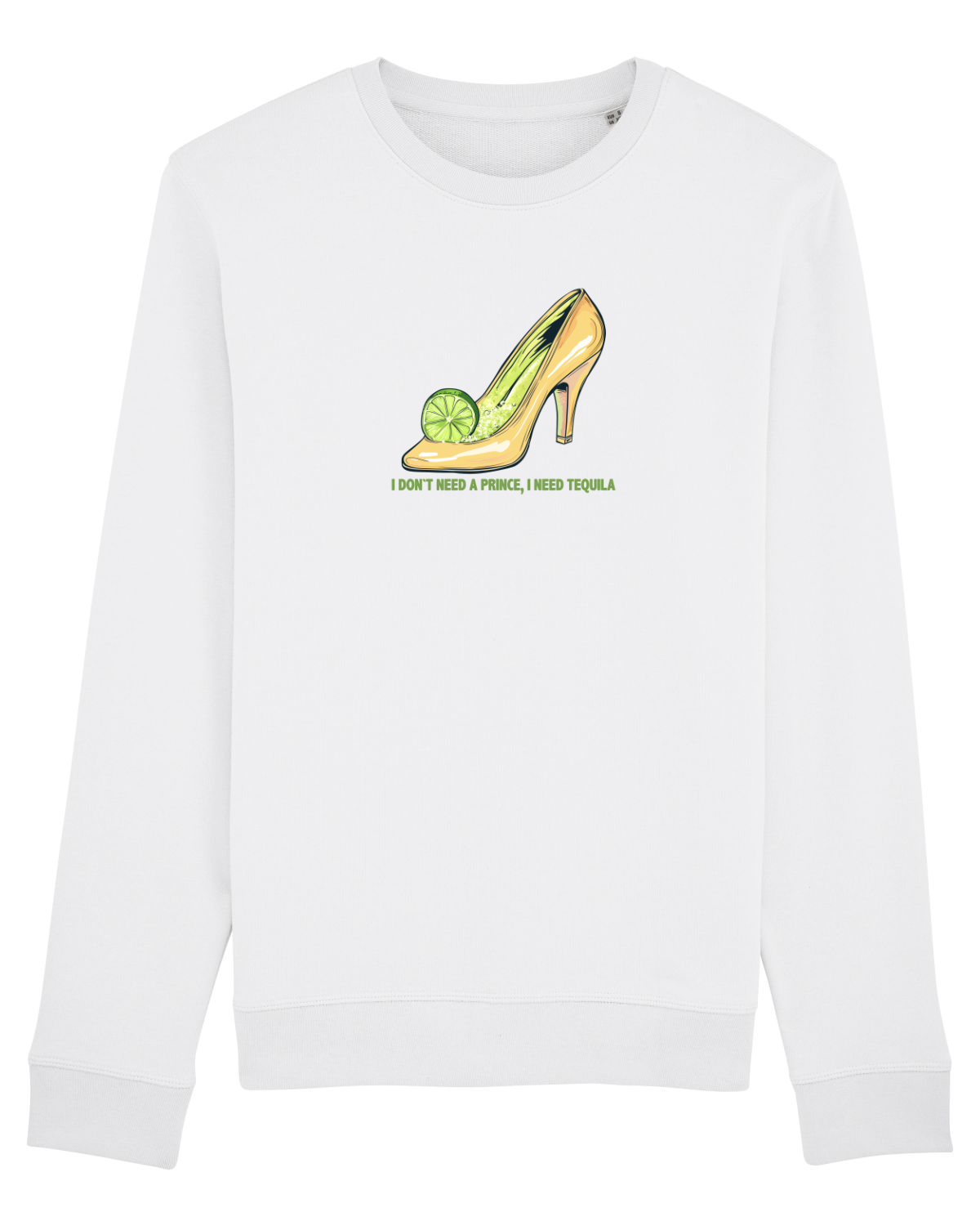 Bluză mânecă lungă Unisex Rise White