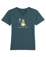 I DON`T NEED A PRINCESS, I NEED TEQUILA  Tricou mânecă scurtă guler V Bărbat Presenter