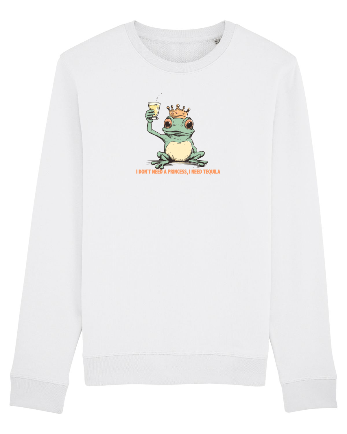 Bluză mânecă lungă Unisex Rise White