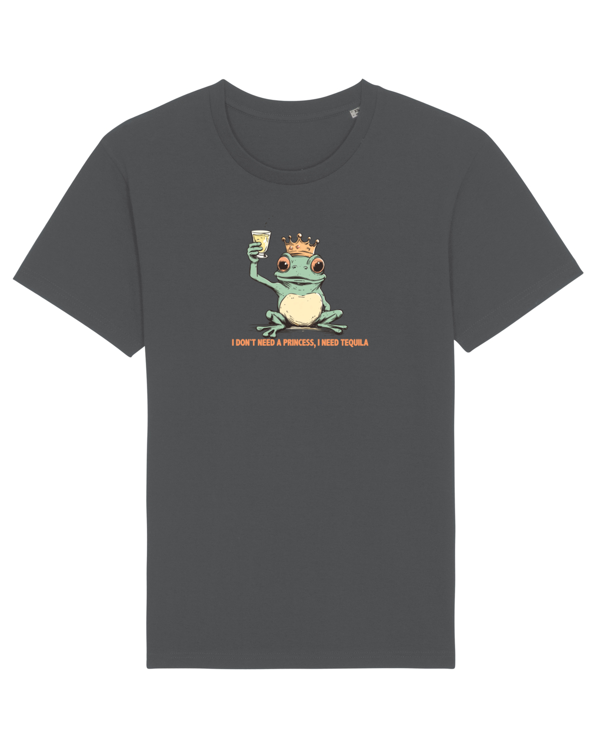 Tricou mânecă scurtă Unisex Rocker Anthracite