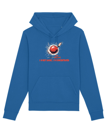 I`M NOT SHORT, I`M CONCENTRATED - BOMBA Royal Blue