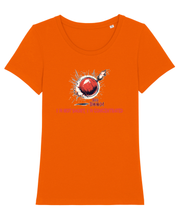 I`M NOT SHORT, I`M CONCENTRATED - BOMBA Bright Orange