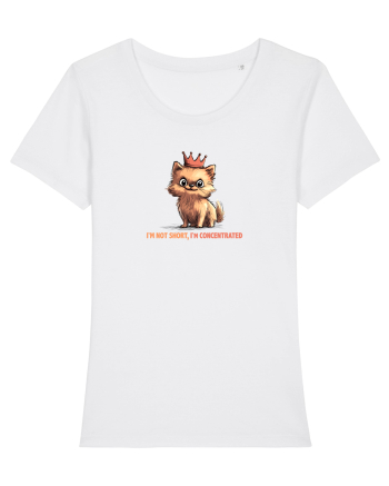 I`M NOT SHORT, I`M CONCENTRATED - POMERANIAN White