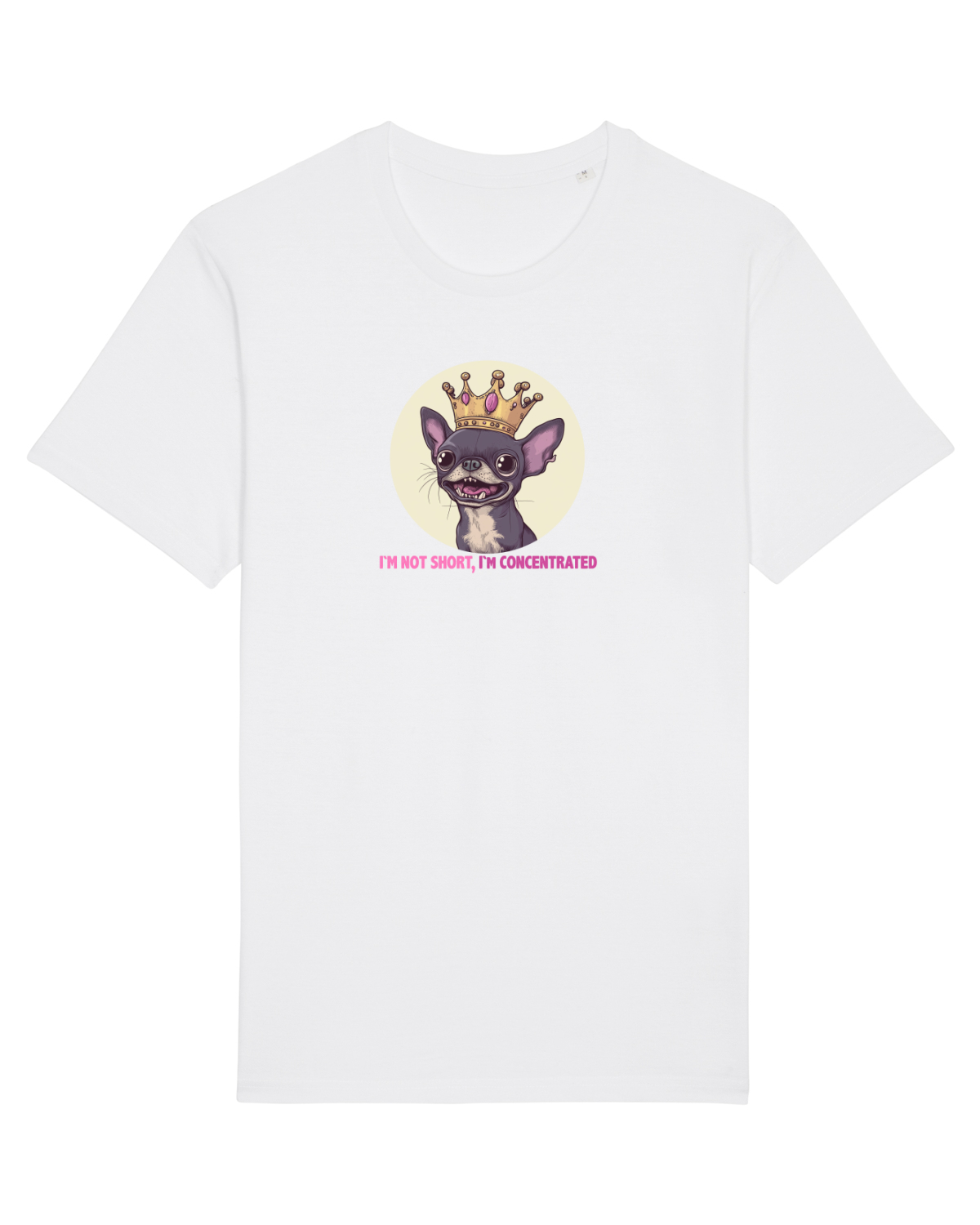 Tricou mânecă scurtă Unisex Rocker White