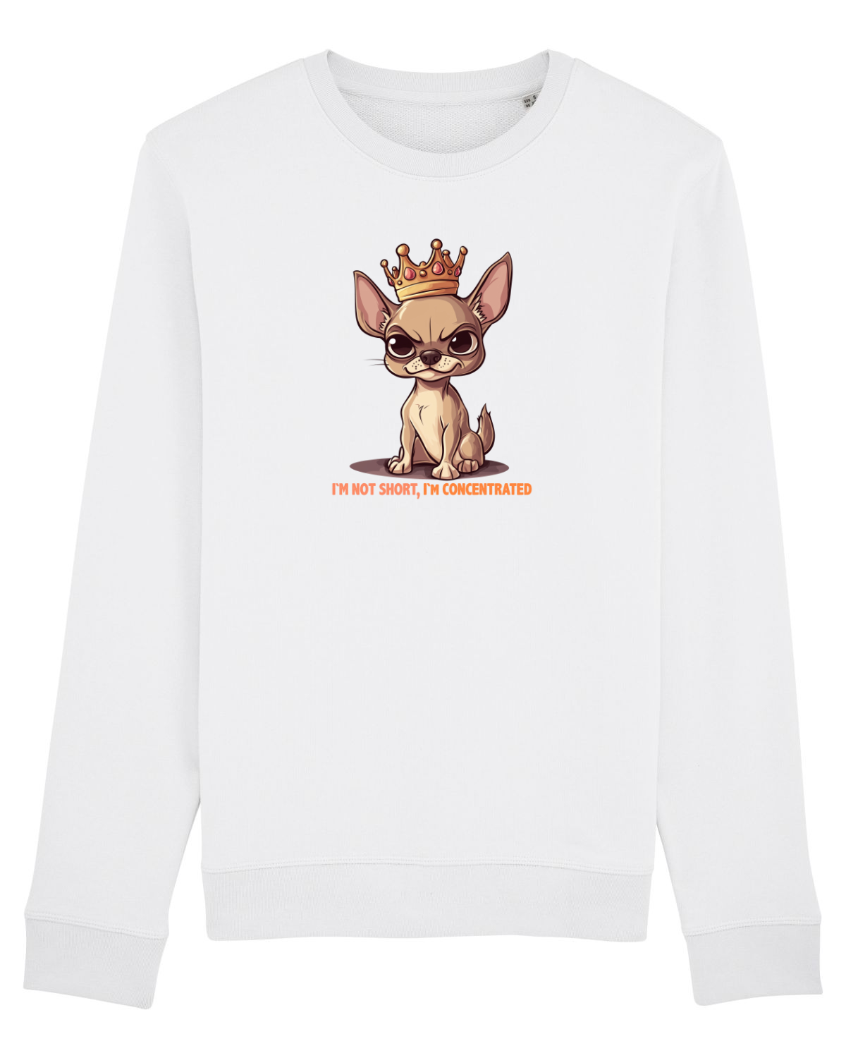 Bluză mânecă lungă Unisex Rise White