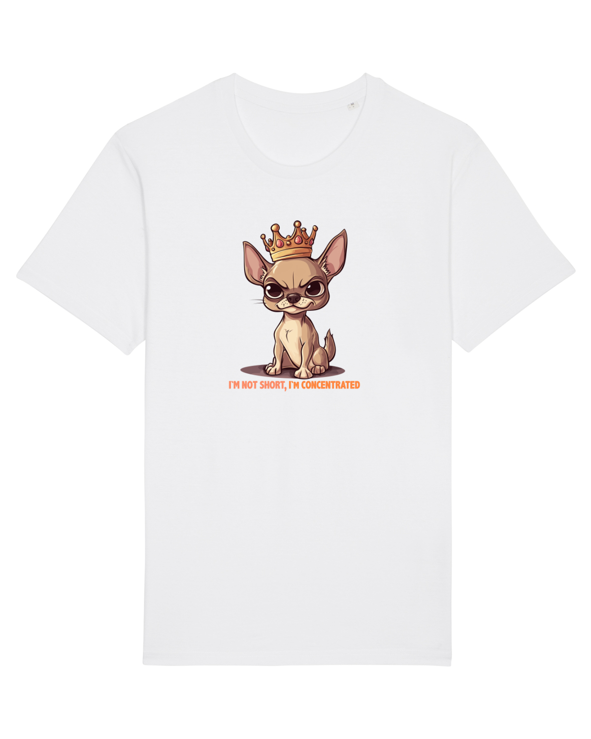Tricou mânecă scurtă Unisex Rocker White
