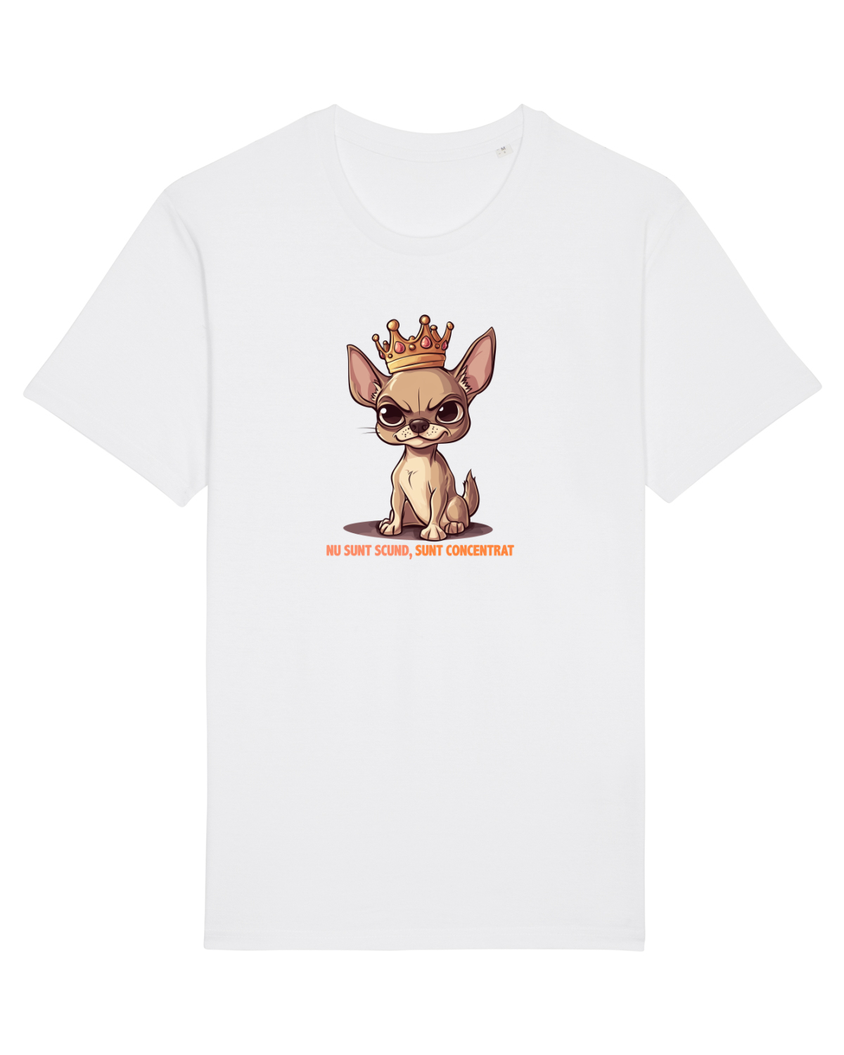 Tricou mânecă scurtă Unisex Rocker White