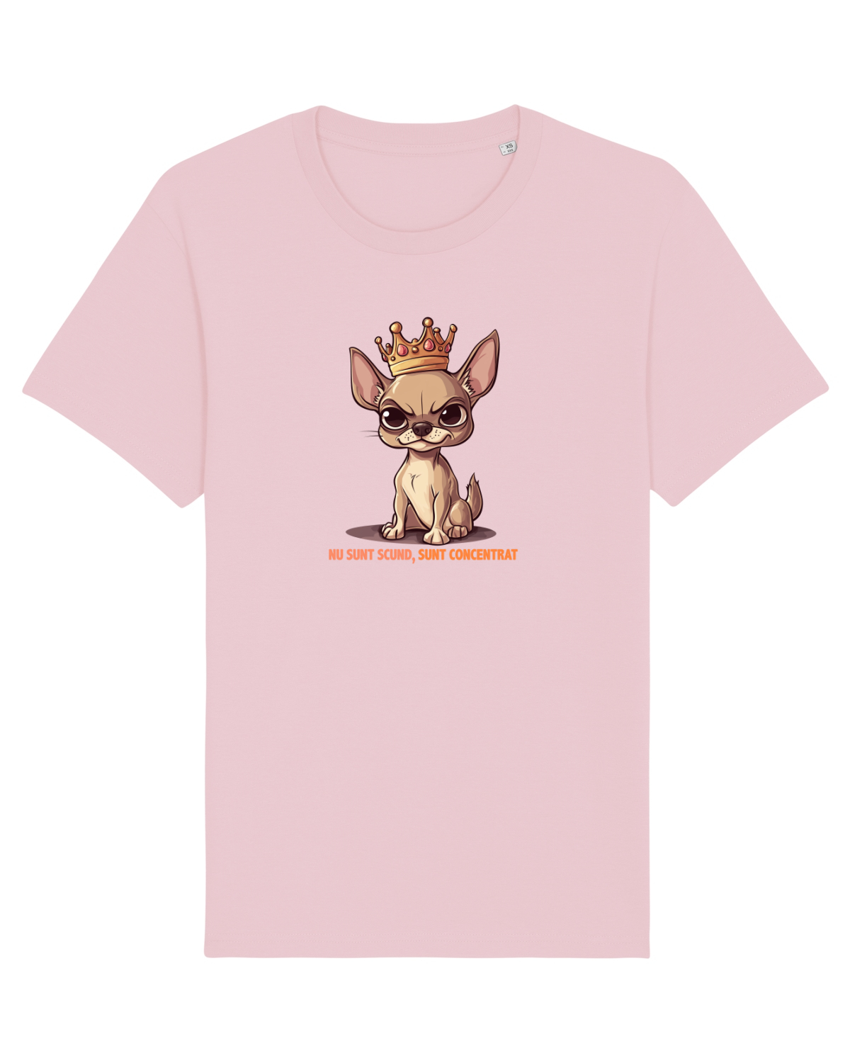 Tricou mânecă scurtă Unisex Rocker Cotton Pink