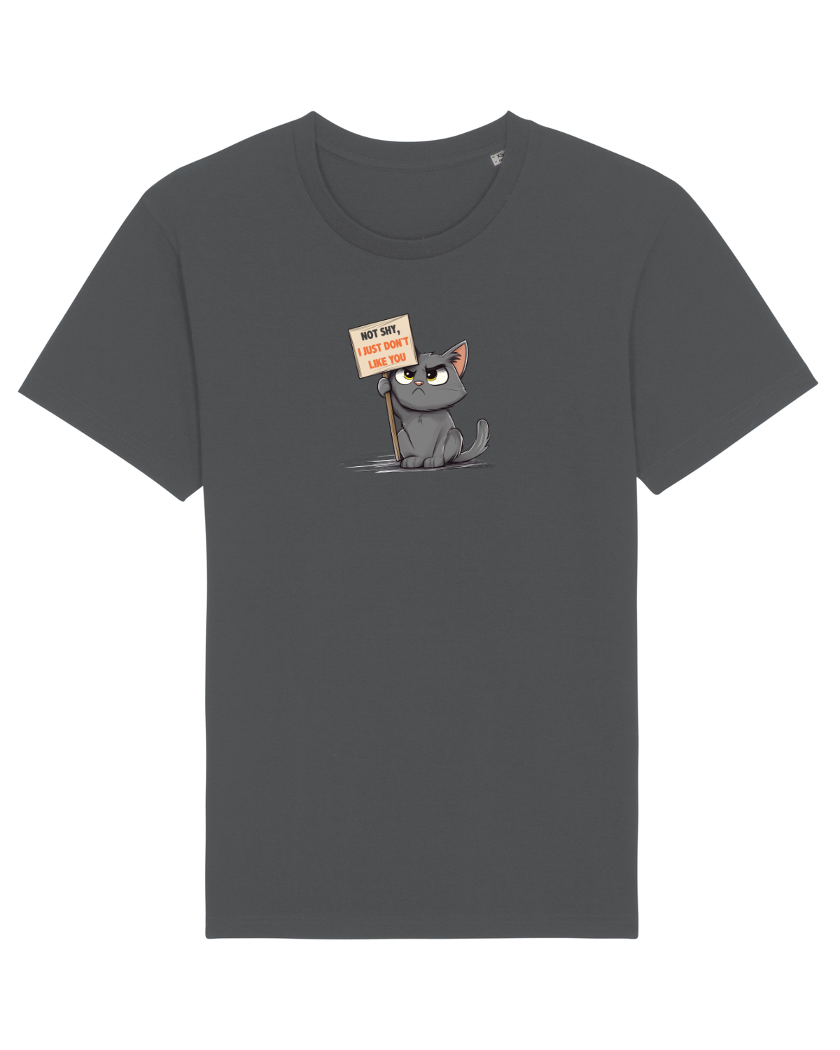 Tricou mânecă scurtă Unisex Rocker Anthracite