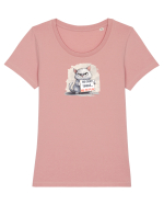 NU SUNT TIMIDA... NU TE PLAC - PISOI 2 Tricou mânecă scurtă guler larg fitted Damă Expresser