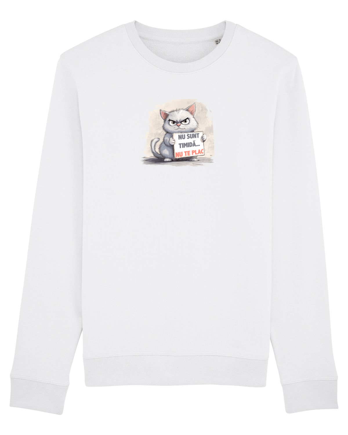 Bluză mânecă lungă Unisex Rise White