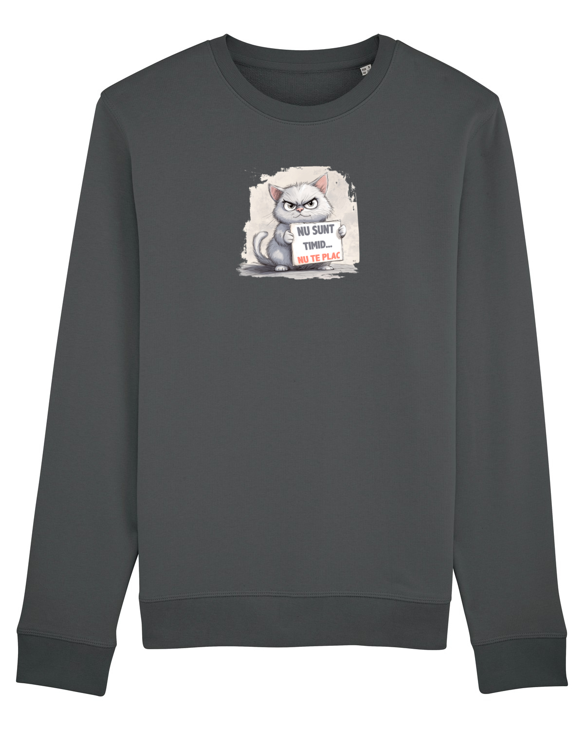 Bluză mânecă lungă Unisex Rise Anthracite