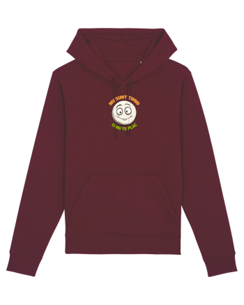 NU SUNT TIMID, CI NU TE PLAC - EMOJI / EMOTICON Burgundy