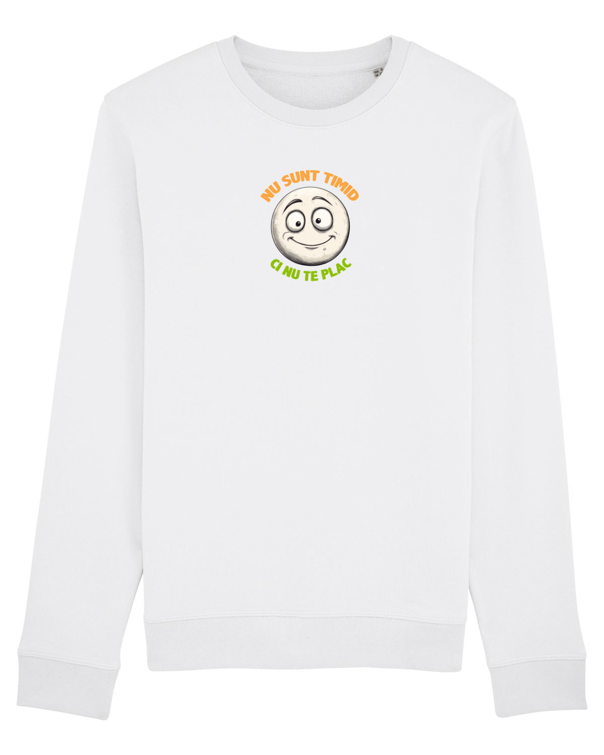 Bluză mânecă lungă Unisex Rise White