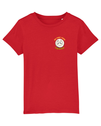 NU SUNT TIMID, CI NU TE PLAC - EMOJI / EMOTICON mic Red