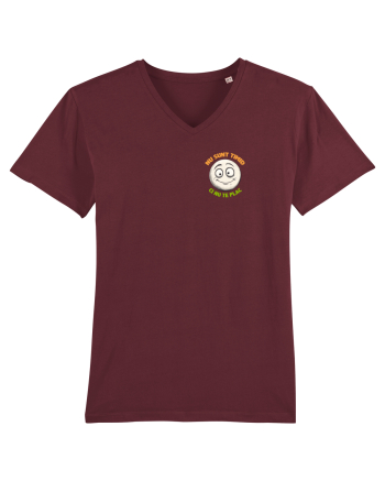 NU SUNT TIMID, CI NU TE PLAC - EMOJI / EMOTICON mic Burgundy