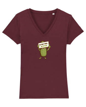 NU SUNT TIMID, NU TE PLAC - CACTUS  Burgundy