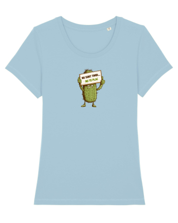 NU SUNT TIMID, NU TE PLAC - CACTUS  Sky Blue
