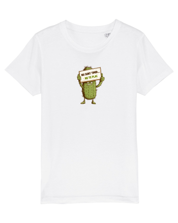 NU SUNT TIMID, NU TE PLAC - CACTUS  White
