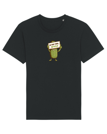 NU SUNT TIMID, NU TE PLAC - CACTUS  Black