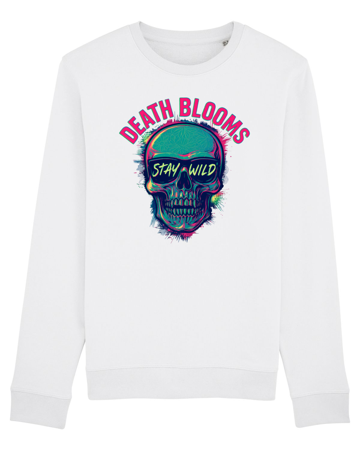 Bluză mânecă lungă Unisex Rise White