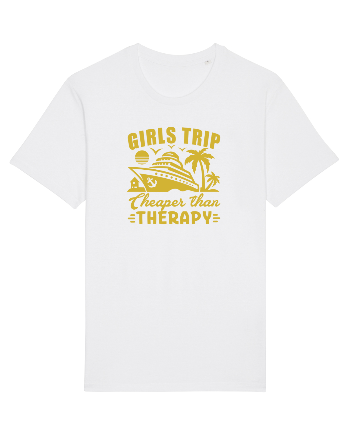 Tricou mânecă scurtă Unisex Rocker White
