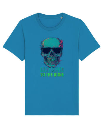 Glitched to the Bone Skull Azur