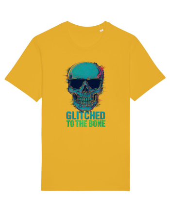 Glitched to the Bone Skull Spectra Yellow