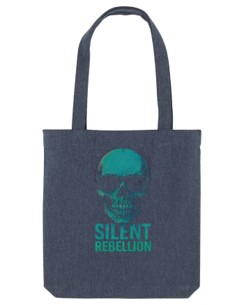 Silent Rebellion Skull Midnight Blue