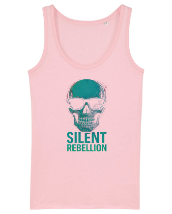 Silent Rebellion Skull Cotton Pink