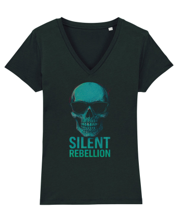 Silent Rebellion Skull Black