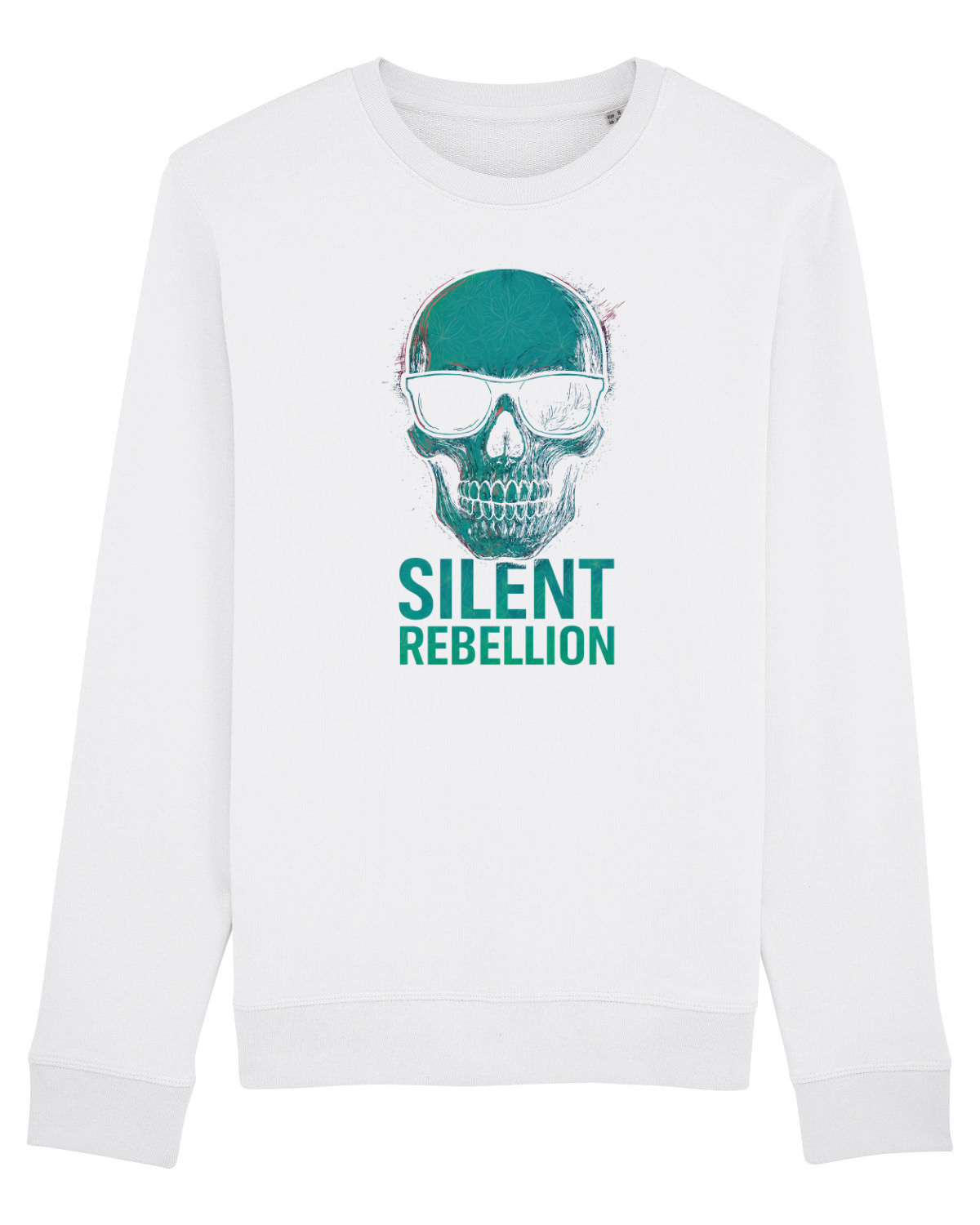 Bluză mânecă lungă Unisex Rise White