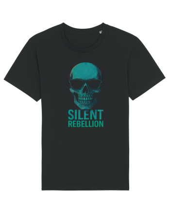 Silent Rebellion Skull Black