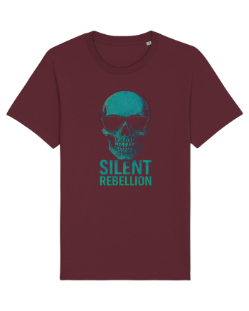 Silent Rebellion Skull Burgundy