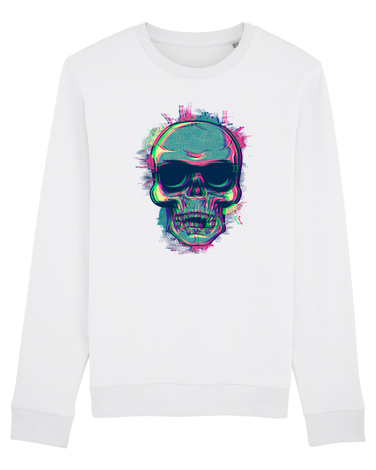 Bluză mânecă lungă Unisex Rise White