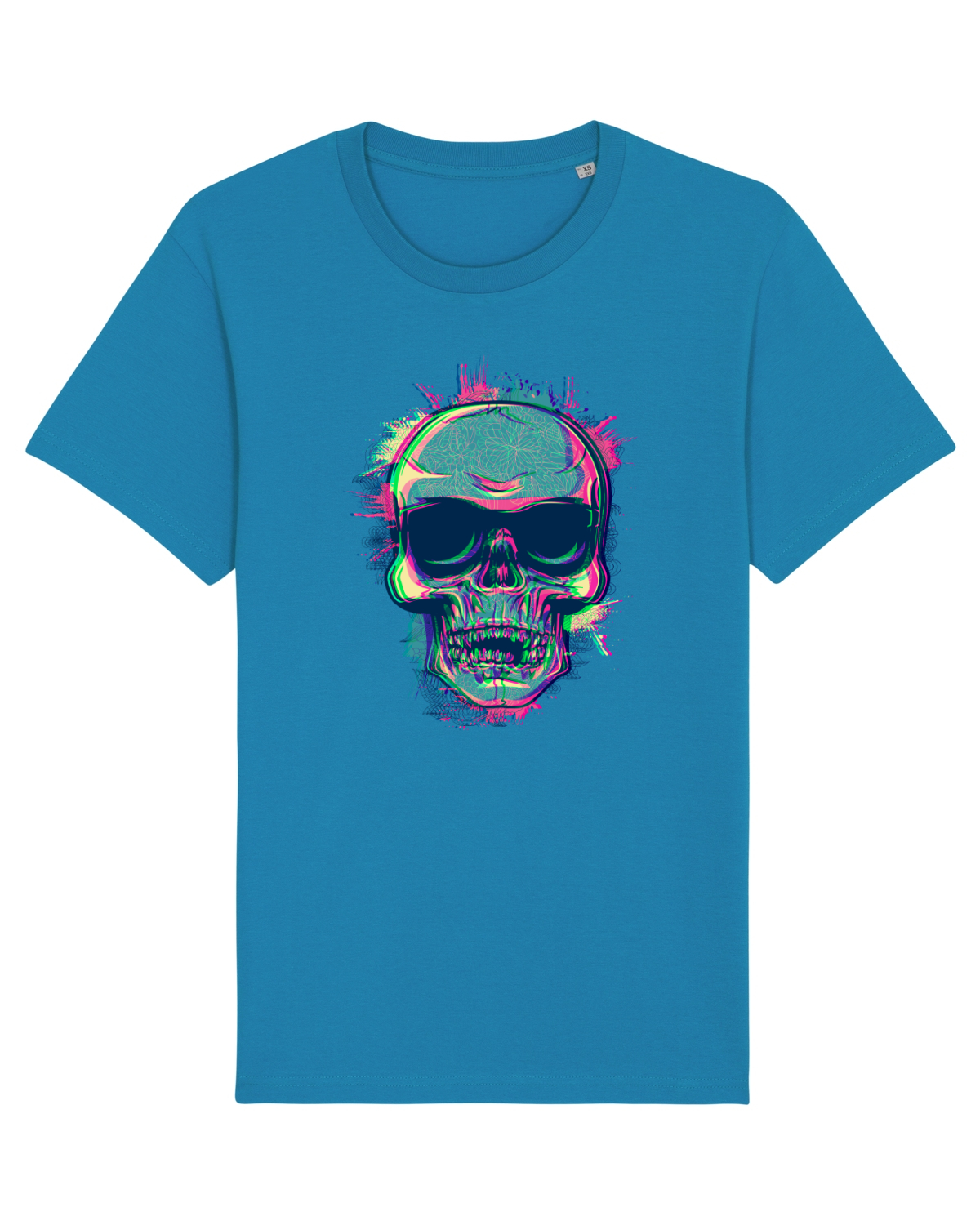 Tricou mânecă scurtă Unisex Rocker Azur