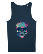 Neon Glitchy Bloom Skull | Vaporwave Trippy Techno Rave EDM Party  Maiou Bărbat Runs
