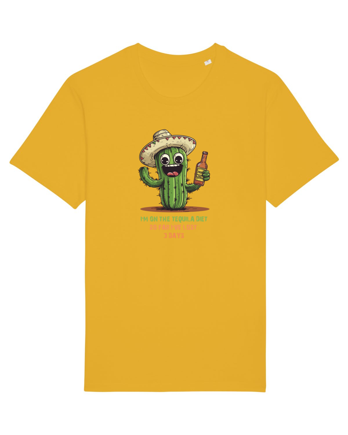Tricou mânecă scurtă Unisex Rocker Spectra Yellow