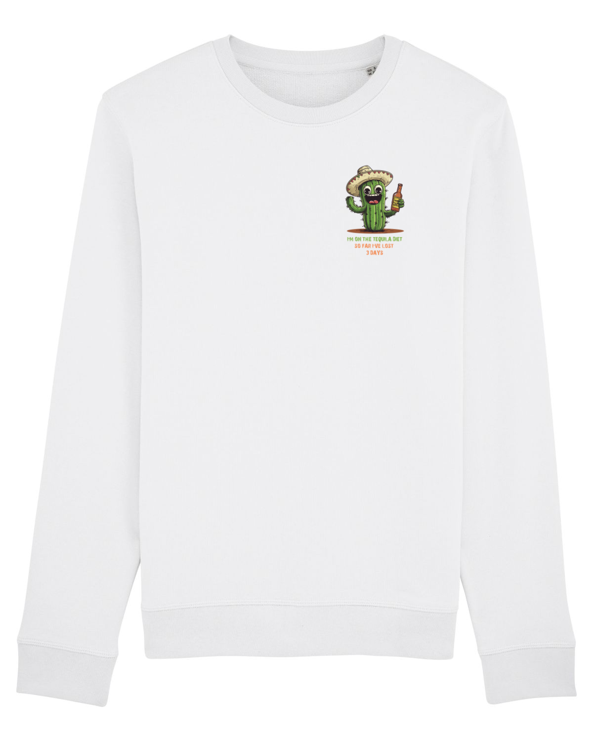 Bluză mânecă lungă Unisex Rise White