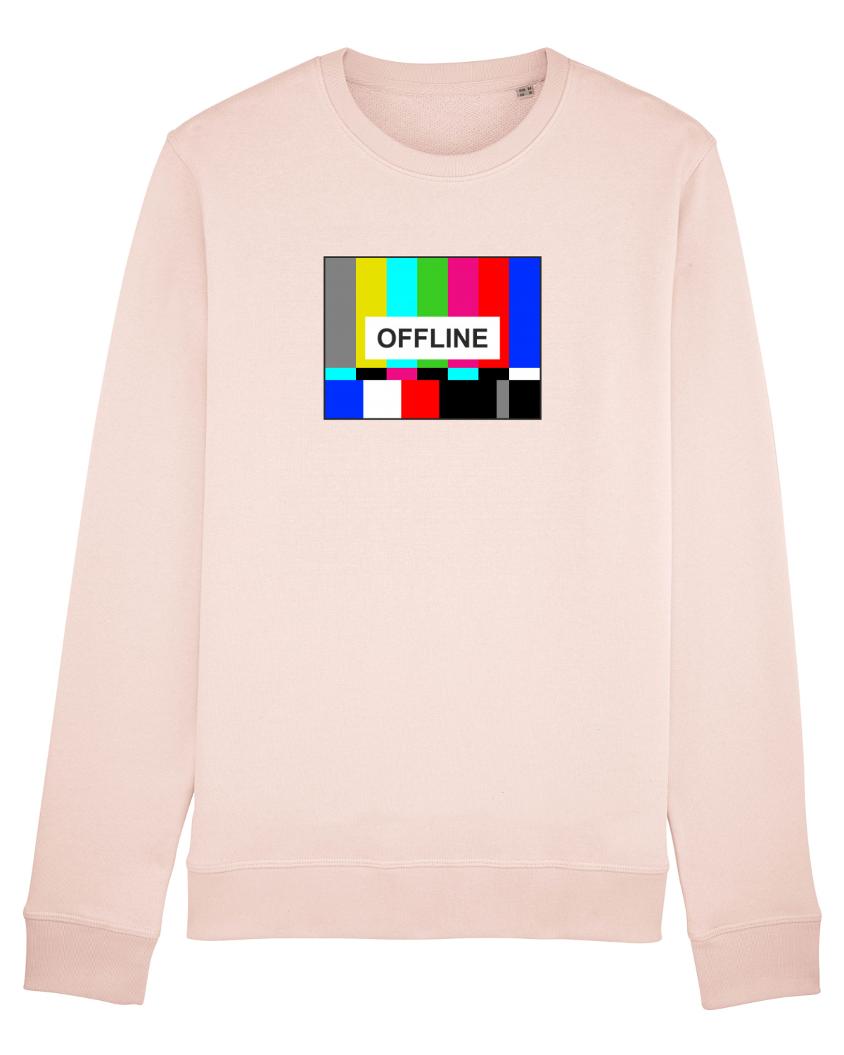 Bluză mânecă lungă Unisex Rise Candy Pink