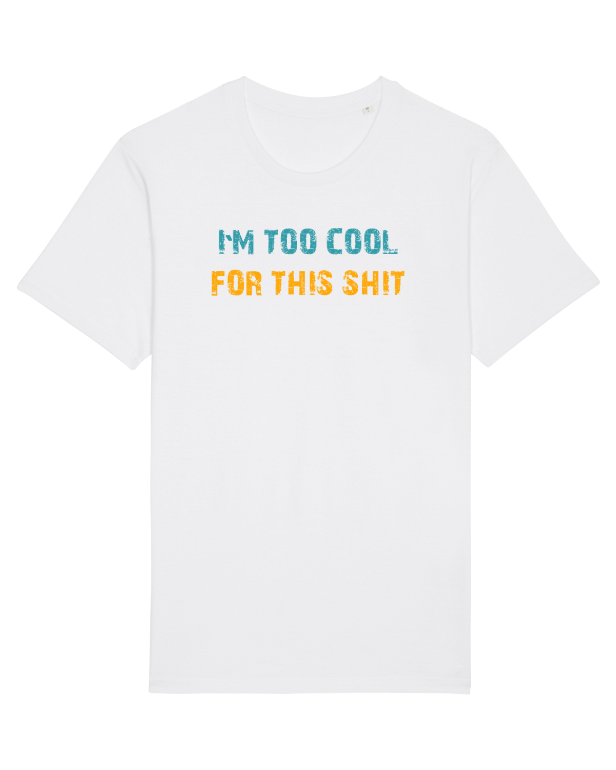 Tricou mânecă scurtă Unisex Rocker White