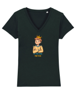 I`M TOO COOL FOR THIS - print 1 Tricou mânecă scurtă guler V Damă Evoker