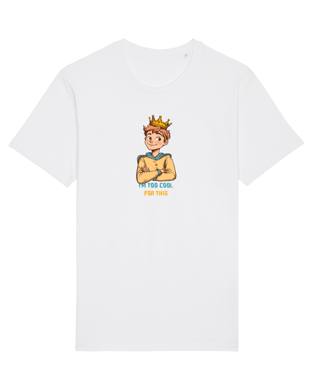 Tricou mânecă scurtă Unisex Rocker White