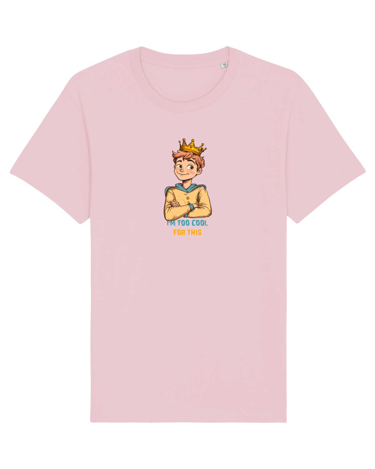Tricou mânecă scurtă Unisex Rocker Cotton Pink
